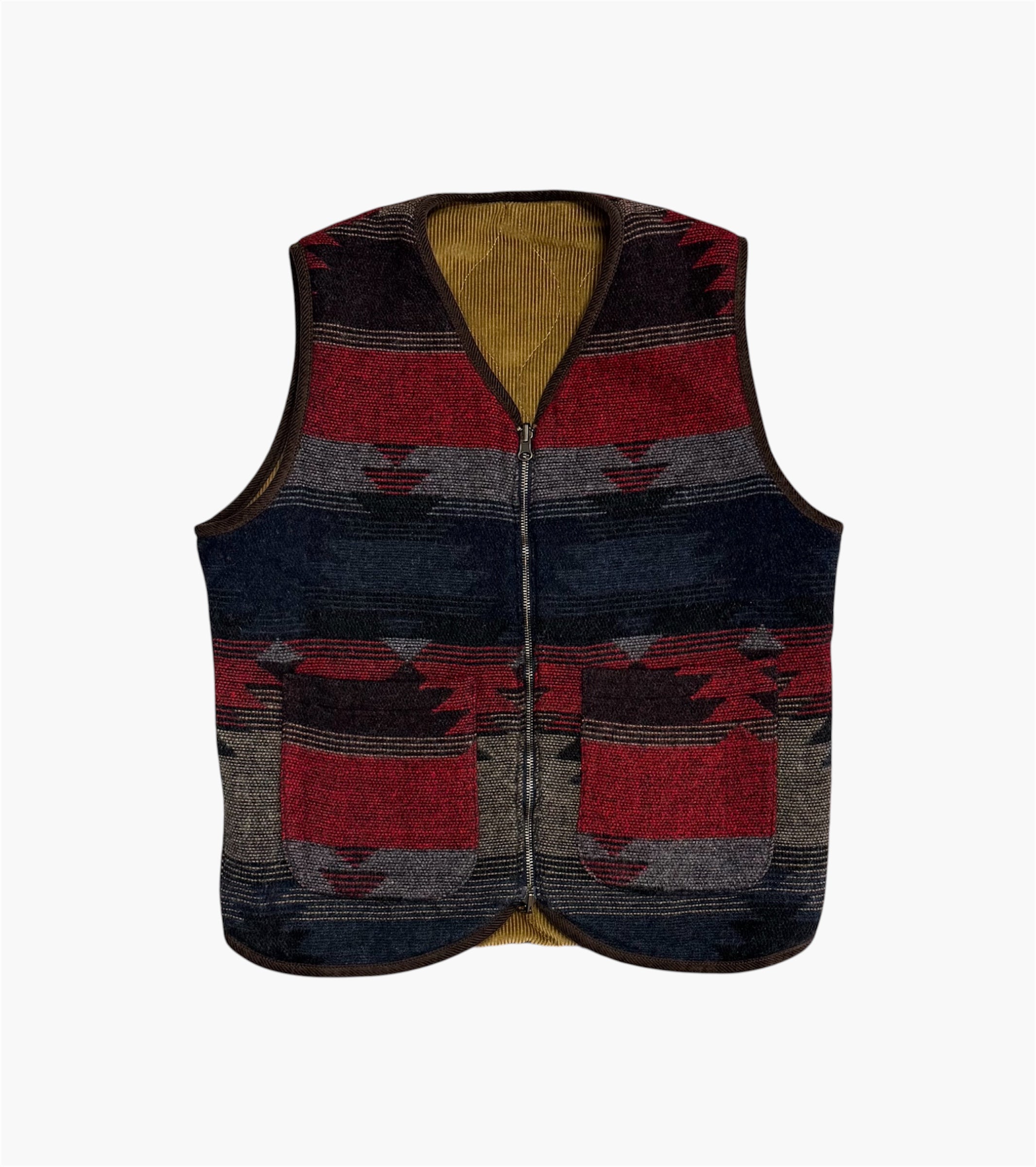 GILET CON ZIP NAVAJO IN THE BOX
