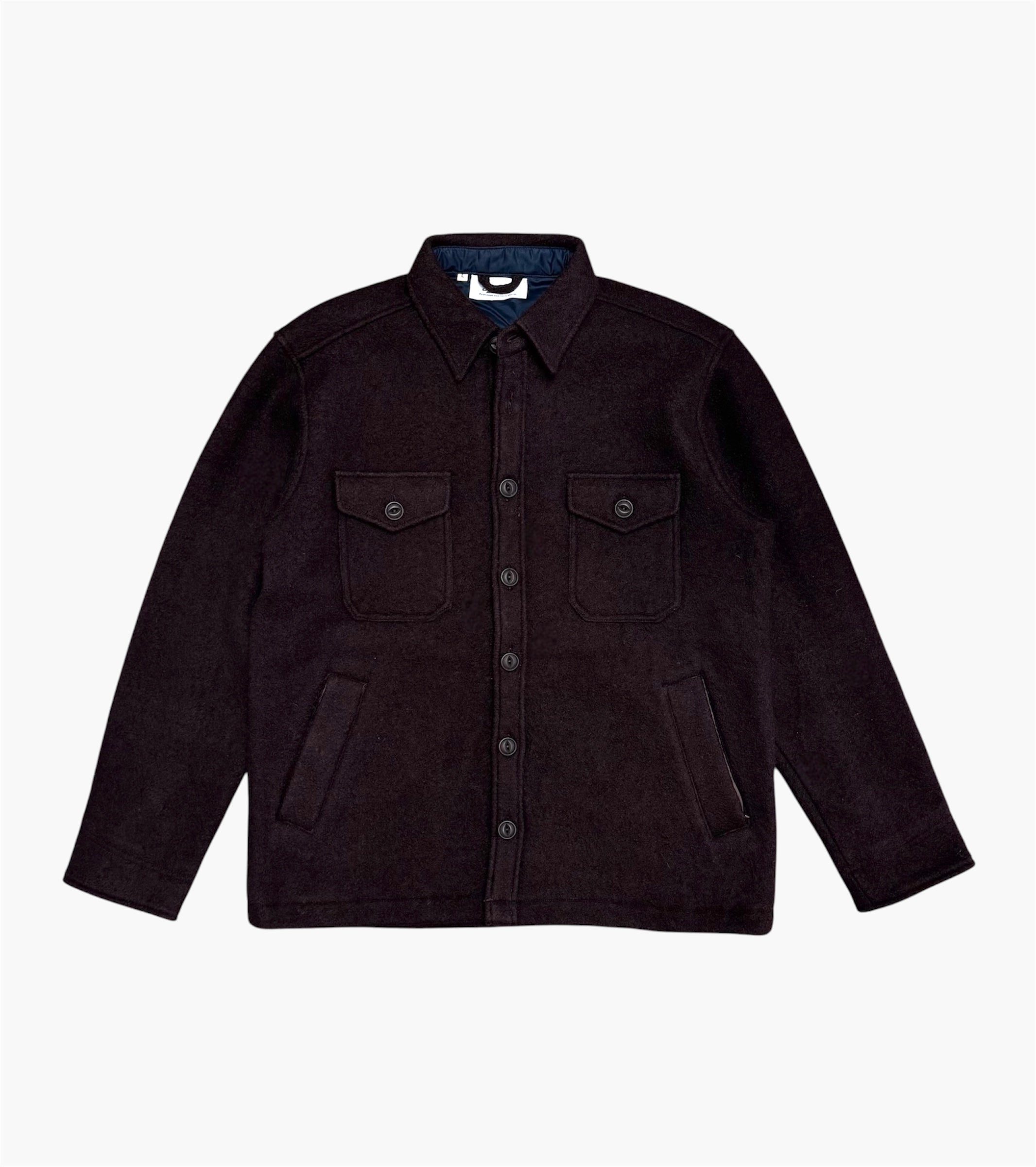 OVERSHIRT PODERE IN LANA COTTA